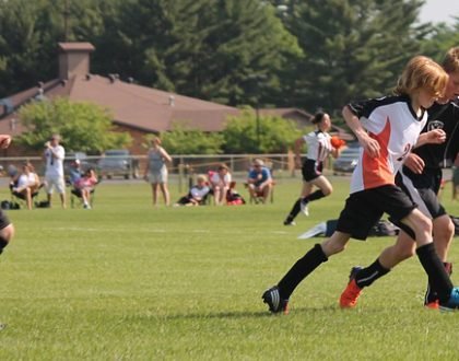 kids playing soccer