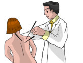 acupuncture doc with chop sticks